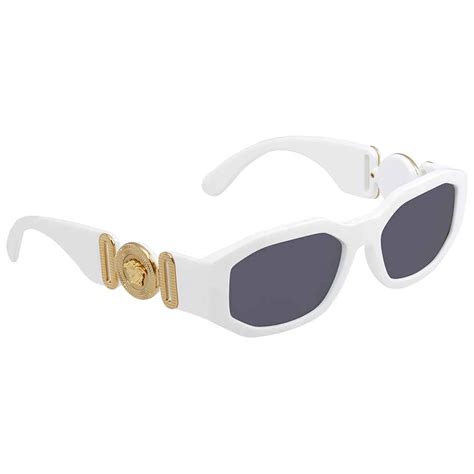 versace white frame sunglasses|sunglasses versace glasses for women.